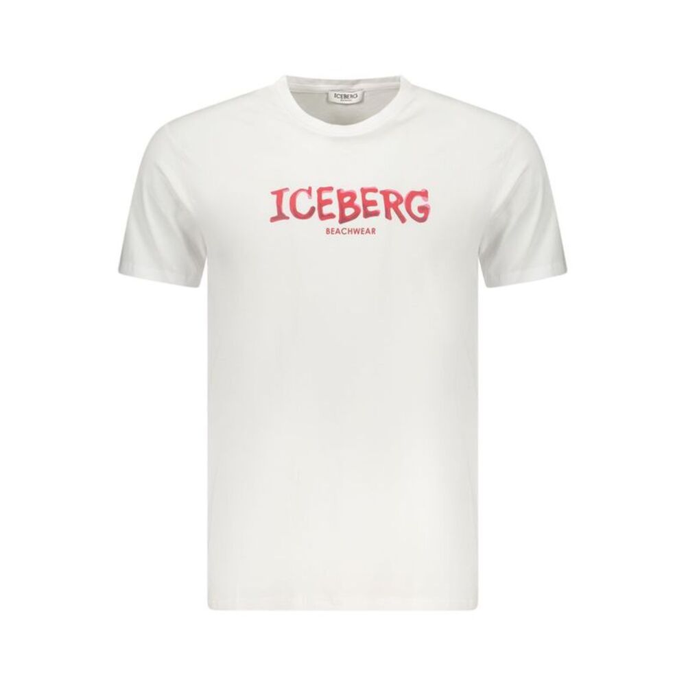 Iceberg Bianco Cotton Men Men's T-Shirt